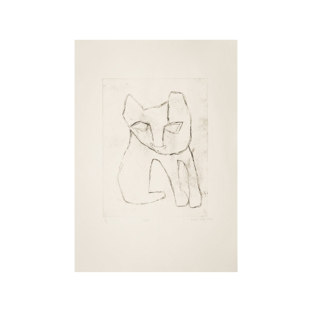 
                  
                    147 Louise Taffs - Cats - Drypoint etching
                  
                